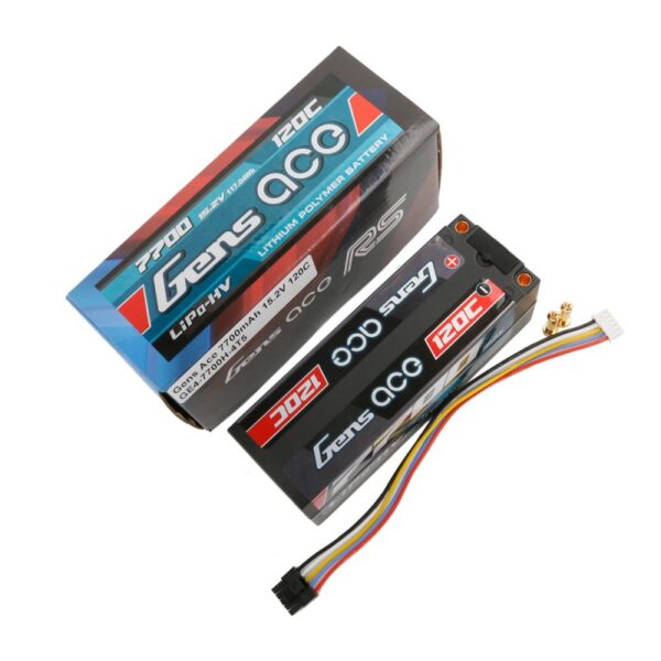 Gens Ace Black Series LiPo battery 4S 15,2V 7700mAh 120C (5mm bullet connector) - Image 4
