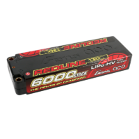 Gens Ace Redline LiPo Battery 2S 7,6V 6000mAh 130C (5mm bullet connector) - Image 2