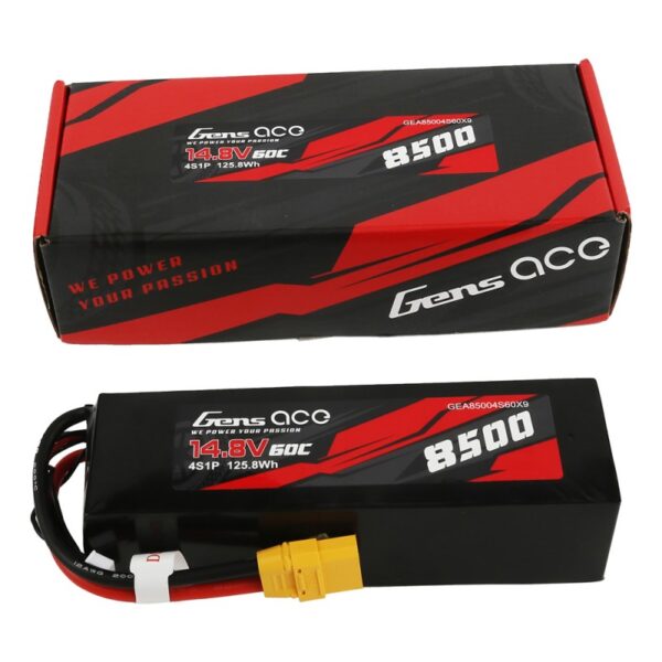 Gens Ace LiPo battery 4S 14,8V 8500mAh 60C (XT90 connector) - Image 5