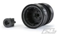 Carbine 1.9" Black Plastic Internal Bead-Loc Dually Wheels - Image 2