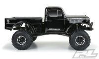 Pro-Line 1946 Dodge Power Wagon Tough-Color (Black) Body for 12.3" (313mm) Wheelbase Scale Crawlers - Image 2