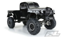 Pro-Line 1946 Dodge Power Wagon Tough-Color (Black) Body for 12.3" (313mm) Wheelbase Scale Crawlers - Image 4