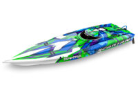 Traxxas Spartan harjavaba mootoriga paat - Roheline (ilma aku ja laadijata)