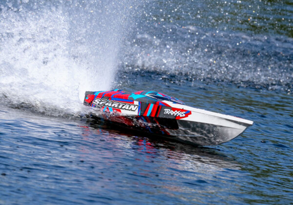 Traxxas Spartan harjavaba mootoriga paat - Punane (ilma aku ja laadijata) - Image 10