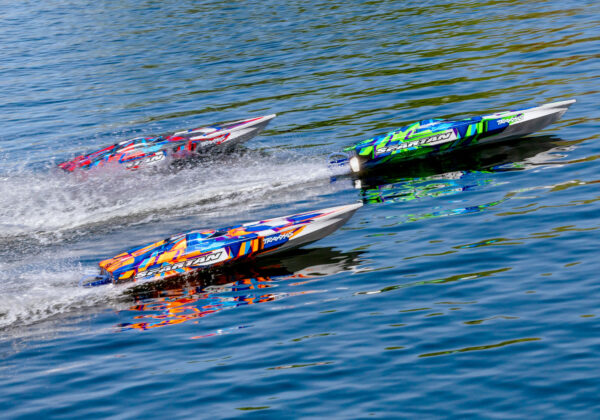 57076-4-Spartan-Action-4613-GRNR-REDR-ORNGR Traxxas Spartan harjavaba mootoriga paat - Roheline (ilma aku ja laadijata) - Image 6