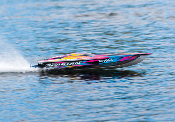 Traxxas Spartan harjavaba mootoriga paat - Roosa (ilma aku ja laadijata) - Image 7