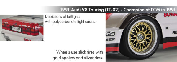 Tamiya Audi V8 Touring 1991 1/10 (TT-02) - Image 4