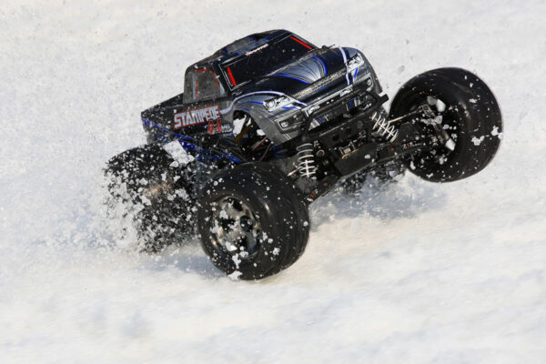 67086-3-Stampede-4X4-Snow-2.jpg Traxxas Stampede 4x4 VXL TSM Sinine - Image 4