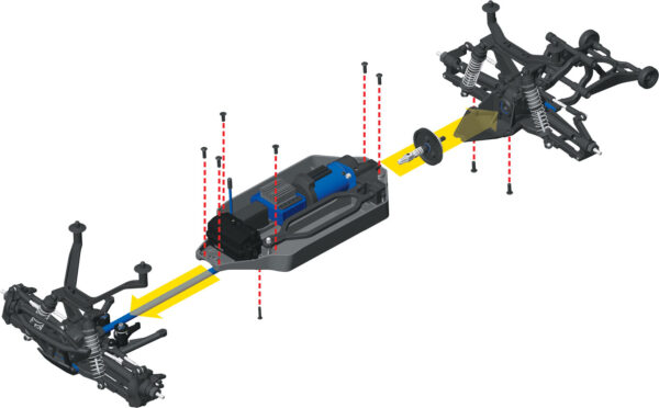 6708_disassembly-9.jpg Traxxas Stampede 4x4 VXL TSM Punane - Image 6