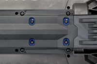 Washers, motor mount, aluminum (blue-anodized) (4)/ 4x18mm BCS (4) - Image 2