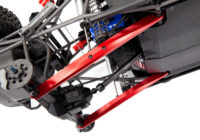 Trailing arm, aluminum (red-anodized) (2) (assembled with hollow balls) - Image 2