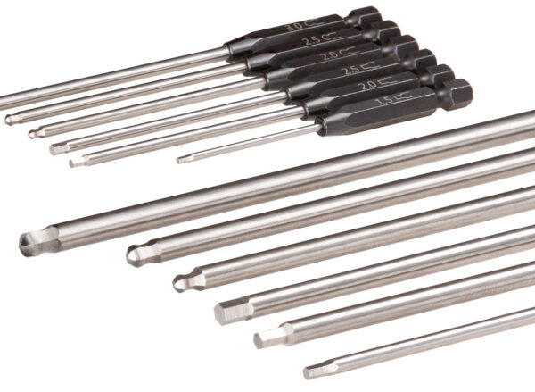 8710-hex-tips-detail-02.jpg Speed Bit Master Set, hex and nut driver, 13-piece, includes premium handle (medium), travel pouch, hex drivers and nut drivers - Image 4