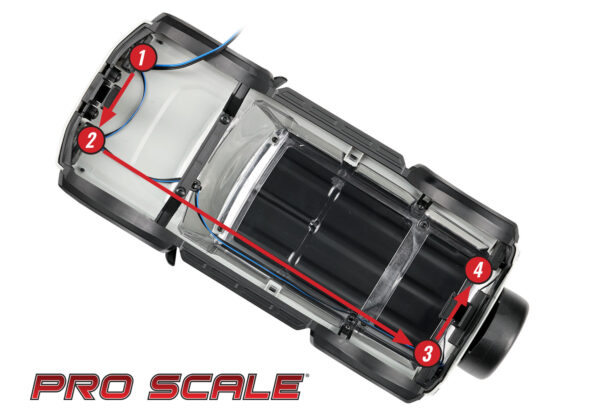 9783-Pro-Scale-Light-Wiring TRX-4M® Defender Pro Scale™ Light Set - Image 2