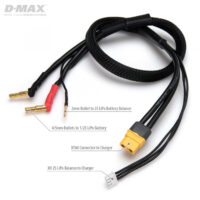 Charging Lead 4/5mm 2S CAR LiPo to XT60 12AWG 500mm - Image 2