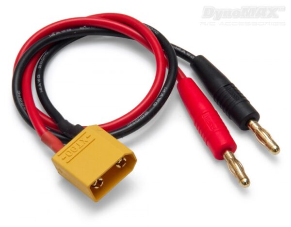 B9689-1.jpg Charging Lead XT90 with 4mm banana connectors - Image 1