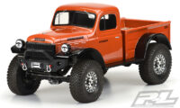 Pro-Line 1946 Dodge Power Wagon Clear Body for 12.3" (313mm) Wheelbase Scale Crawlers