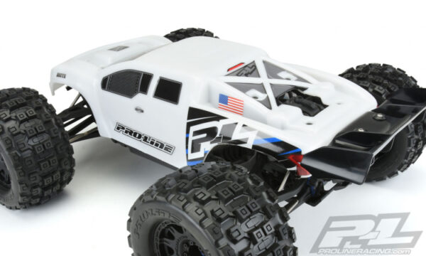 Pro-Line Body Brute Bash Armor for E-Revo 2.0 Pre-Cut White - Image 3