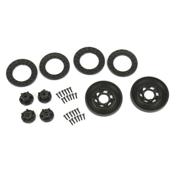 Pro-Line Vice CrushLock Front/Rear 2.6" 12mm Crawling Wheels (2) Blk/Blk - Image 4