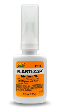 ZAP CA+ kiirliim plastikule 9.35g