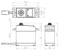 Savöx digital servo SC-0251MG 16.0kg/0.18s - Image 3