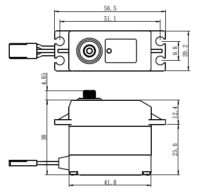 Savöx digitaalne veekindel servo SW-0230MG HV 8.0kg/0.13s - Image 2