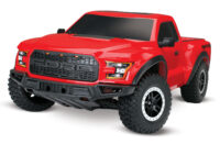 Traxxas Ford F-150 SVT Raptor 2WD RTR Punane (aku ja 12V laadija kaas)