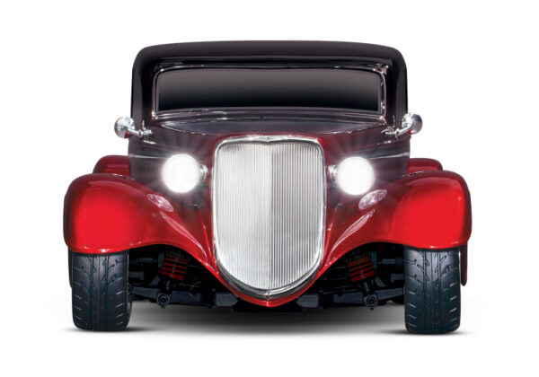 Traxxas 4-TEC 3.0 Factory Five '35 Hot Rod Coupe 1/10 AWD RTR Red w/o Batt & Charger - Image 3