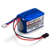 Vapex RX LiFe aku 2S 6,6V 2000mAh (Futaba ühendus) kuubik
