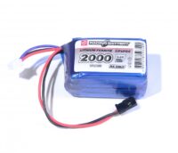 Vapex RX LiFe aku 2S 6,6V 2000mAh (Futaba ühendus) kuubik - Image 2
