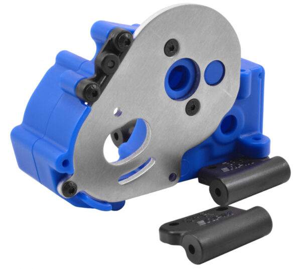 RPM73612_3 Gearbox Case w/ Mounts Blue Bandit, Rustler, Stampede,Slash - Image 2