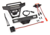 LED light set, complete (includes front and rear bumpers with LED lights, 3-volt accessory power supply, and power tap connector (with cable) (fits #9011 body)