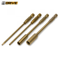 Power Tool Bits 2+2.5mm Straight Hex & 5.5+7mm Nut driver