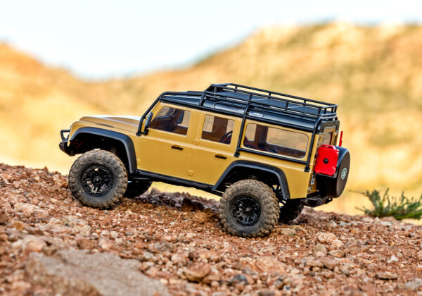 97054-1-TRX4m-Defender-Action-Tan-Side-0991 Traxxas TRX-4m Land Rover Defender Crawler, Liivakarva, RTR - Image 7