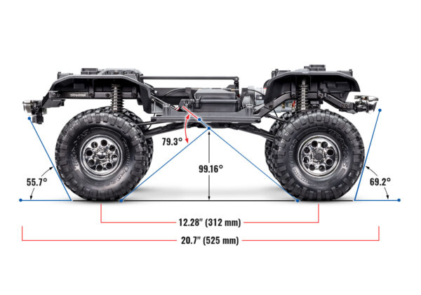 Traxxas TRX-4 Chevrolet Blazer K5 ’72 High Trail Punane (ilma aku ja laadijata) - Image 34