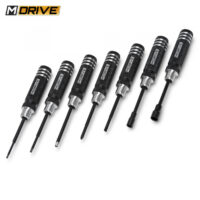 Mini Tool Set Hex & Nut Drivers + Flat & Cross 7-pieces