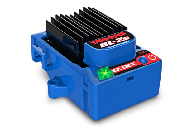 3383-BL-2S-ESC-3qtr-Right Traxxas Rustler 4x4 Brushless (BL-2s), Sinine (ilma aku ja laadijata) - Image 23