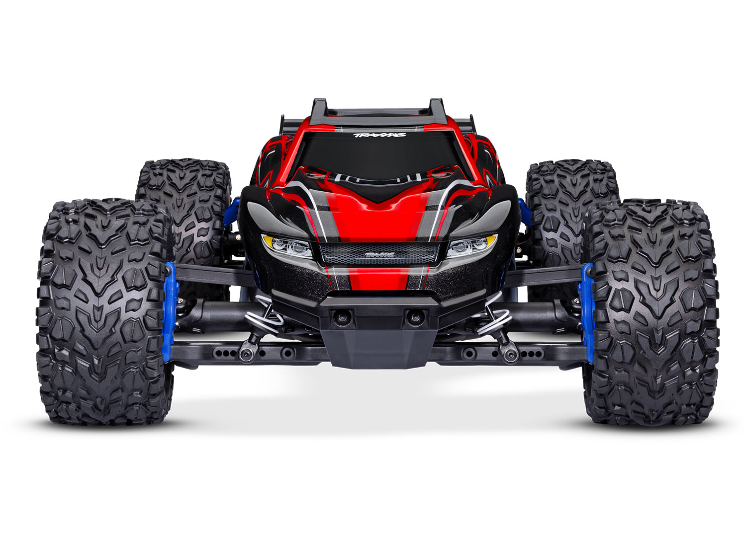 Carrosserie Rustler 4x4 rouge (montage sans clips) - Traxxas 6740-RED