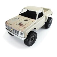 Pro-Line 1978 Chevy K-10 Clear Body (Cab & Bed) for 12.3" (313mm) Wheelbase Scale Crawlers - Image 3