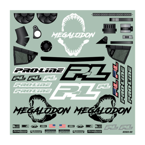 PRO356300_A89_Y6BA934L Pro-Line Megalodon Desert Buggy Clear Body for Slash 2wd & Slash 4x4 - Image 6