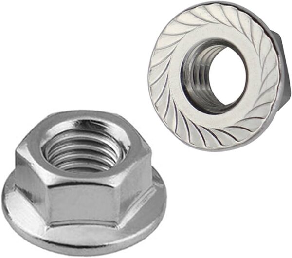 61-72Cw7vbL._AC_UF894,1000_QL80_ M3 nut, flanged, stainless (1 pc) - Image 1