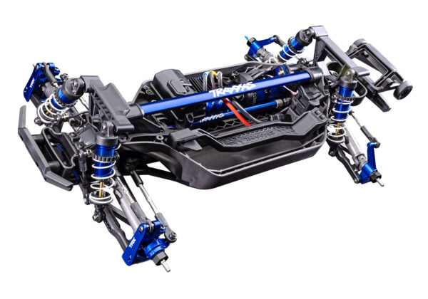 67097-4-Rustler-4X4-Ultimate-Chassis-Beauty-Shot Traxxas Rustler 4×4 VXL Ultimate, Sinine (ilma aku ja laadijata) - Image 14
