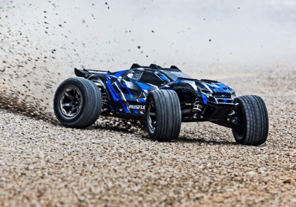 67097-4-Rustler-4x4-Ultimate-Action-Blue-2938 Traxxas Rustler 4×4 VXL Ultimate, Sinine (ilma aku ja laadijata) - Image 7