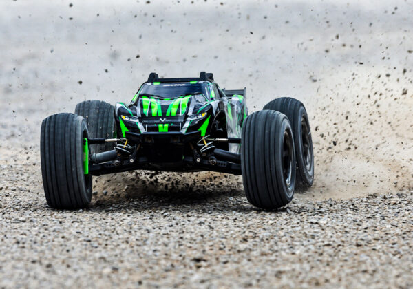 67097-4-Rustler-4x4-Ultimate-Action-Green-2935 Traxxas Rustler 4×4 VXL Ultimate, Roheline (ilma aku ja laadijata) - Image 7