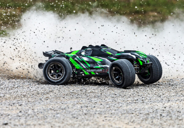 67097-4-Rustler-4x4-Ultimate-Action-Green-2972 Traxxas Rustler 4×4 VXL Ultimate, Roheline (ilma aku ja laadijata) - Image 6