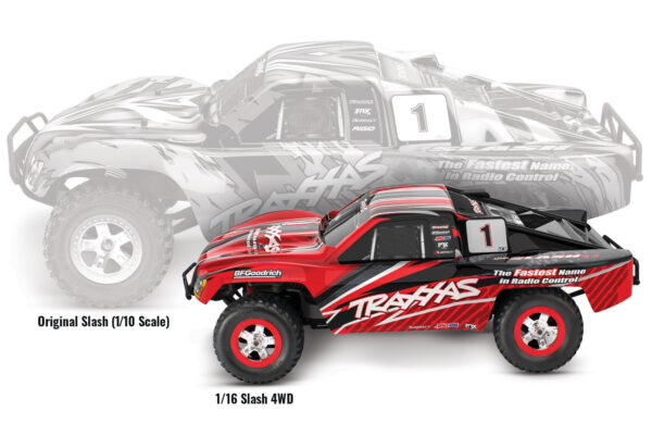 Traxxas 1/16 Slash RTR Punane (USB-C) - Image 4