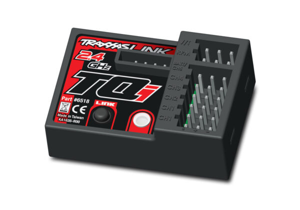 6518-TQi-Receiver-3qtr Traxxas Ford Fiesta ST Rally VXL Oranž (ilma laadija ja akuta) - Image 21