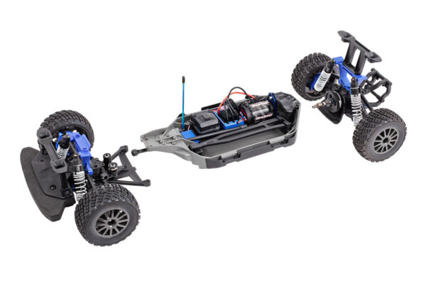 74154-4-2S-Rally-DETAIL-Modular-Chassis Traxxas Ford Fiesta ST Rally Brushless (BL-2s), Sinine (ilma aku ja laadijata) - Image 13