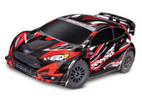 Traxxas Ford Fiesta ST Rally Brushless (BL-2s), Punane (ilma aku ja laadijata)