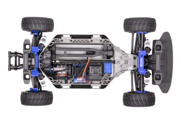 74154-4-Fiesta-Rally-Chassis-Overhead Traxxas Ford Fiesta ST Rally Brushless (BL-2s), Sinine (ilma aku ja laadijata) - Image 12