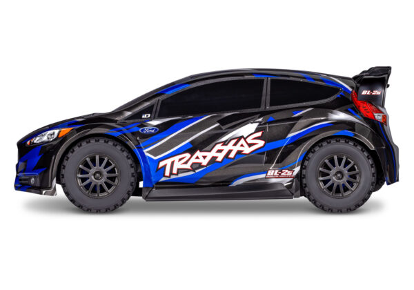 74154-4-Fiesta-Rally-Side-Blue Traxxas Ford Fiesta ST Rally Brushless (BL-2s), Sinine (ilma aku ja laadijata) - Image 8